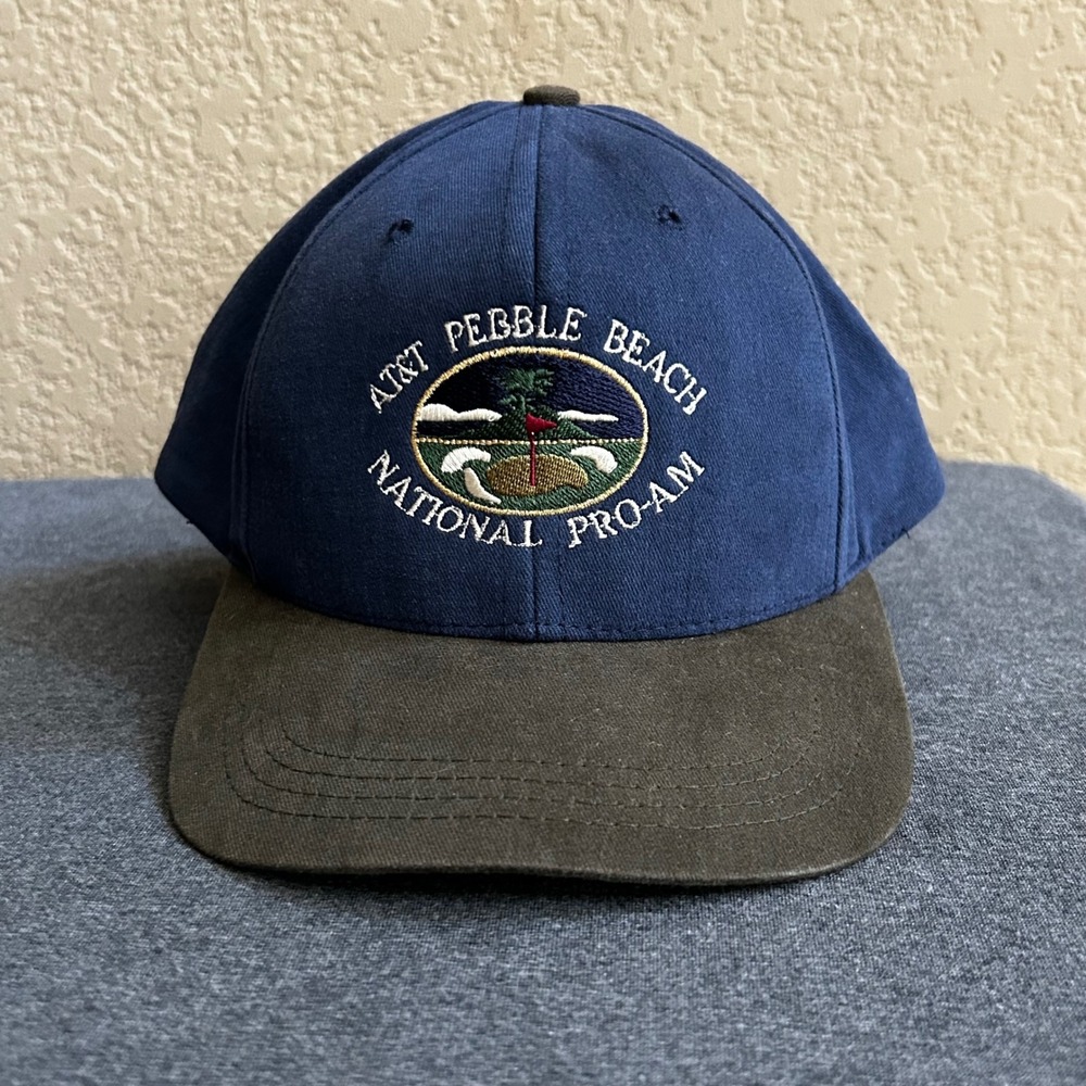 Vintage AT&T Pebble Beach National Pro-Am Golf Hat Imperial USA Strapback